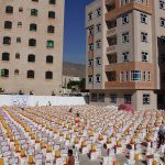 Part of the implementation of the Amal campaign for Yemen 640 food baskets for families of thalassemia and genetic blood disorders.